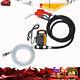 110V Electric Diesel Oil Fuel Transfer Pump Self-Priming Pume & Hose Nozzle Kit
