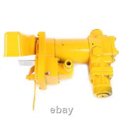 12V Gasoline Fuel Transfer Pump Manual Nozzle Diesel Kerosene Transfer Pump 375W