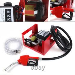 175W Electric Fuel Oil Transfer Pump Oil Transfer Pump With Fuel Meter Nozzle