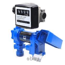 20GPM 12V DC Fuel Transfer Pump Gasoline Anti-Explosive with Oil Meter 265W Sale