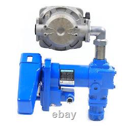 20GPM 12V DC Fuel Transfer Pump Gasoline Anti-Explosive with Oil Meter USA