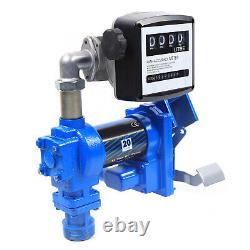 DC 12V 20GPM Diesel Gasoline Anti-Explosive Fuel Transfer Pump with Nozzle Meter