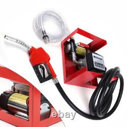 Electric Fuel Oil Transfer Pump Oil Transfer Pump With Fuel Meter Nozzle 175W