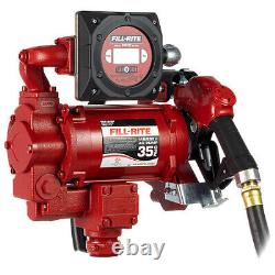 Fill-Rite Fr319vb Fuel Transfer Pump, 115/230Vac, 35 Gpm, 3/4 Hp, Cast Iron