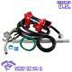 NEW 1× 20GPM DC 12V 265W Fuel Transfer Pump Gasoline Red with Nozzle Kit Kerosene