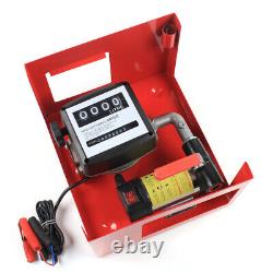 Portable Electric Diesel Fuel Transfer Pump Automatic Nozzle Transfer Pump 12V